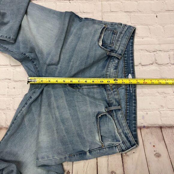 Old Navy Women Kicker Boot Cut Jeans Size 16 Short Blue Denim B252 -1 - Picture 4 of 16